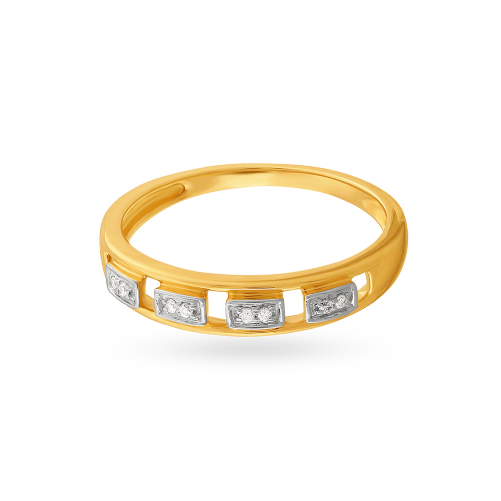 Timeless Square Diamond Finger Ring,,hi-res image number null
