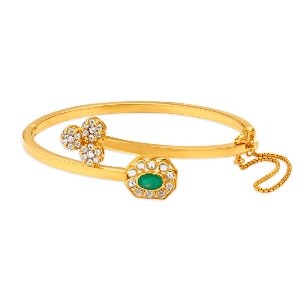 Classic Adjustable Gold Bangle,,hi-res image number null