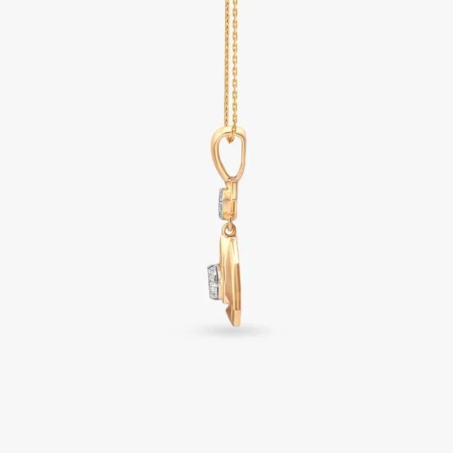 Vertex Flow Diamond Pendant,,hi-res image number null