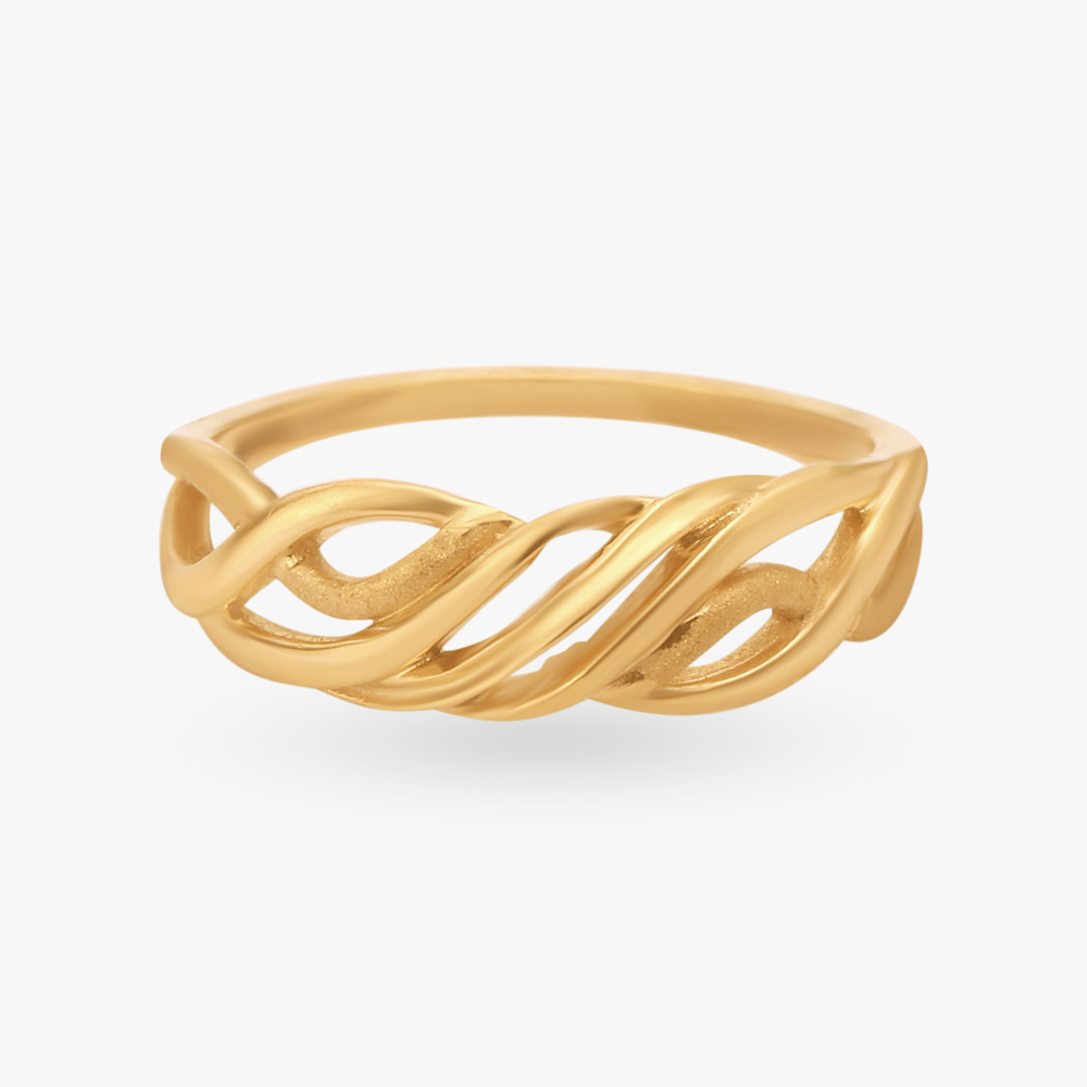 Statement Gold Finger Ring,,hi-res image number null