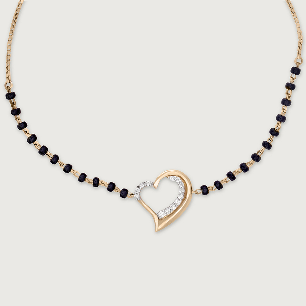 Heart Shine Gold & Diamond Bracelet,,hi-res image number null