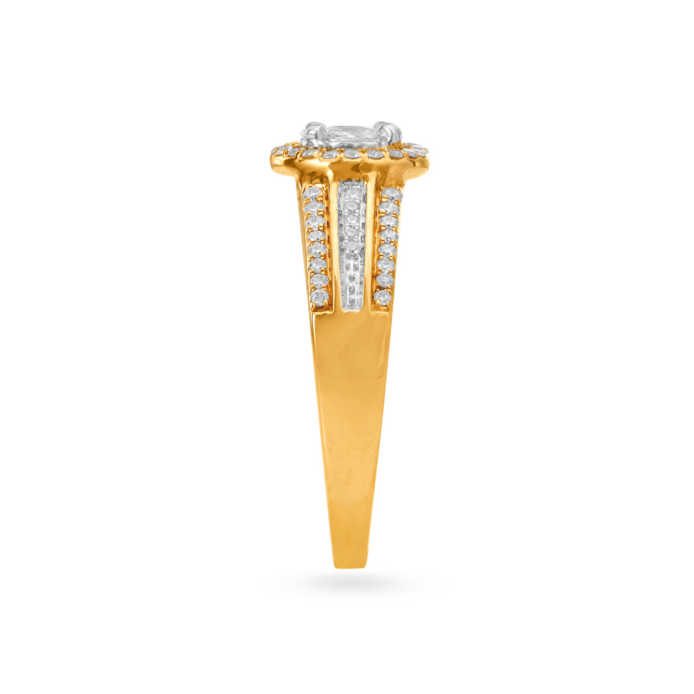 Brilliant Split-Shank Diamond Finger Ring,,hi-res image number null