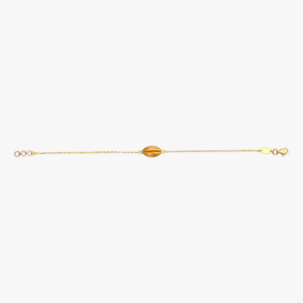 Elegant Shell Motif Gold Bracelet,,hi-res image number null