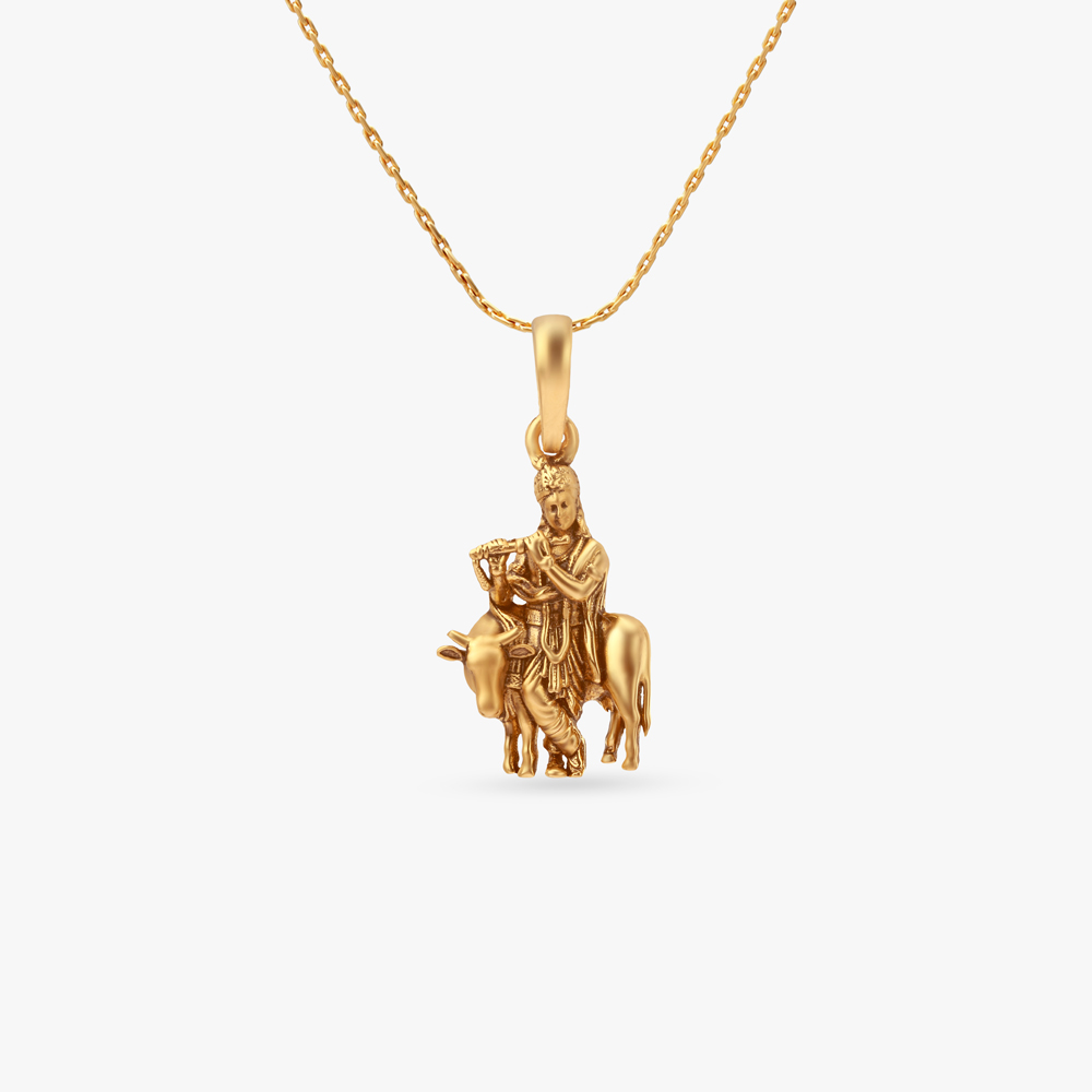 Govinda Grace Gold Pendant,,hi-res image number null