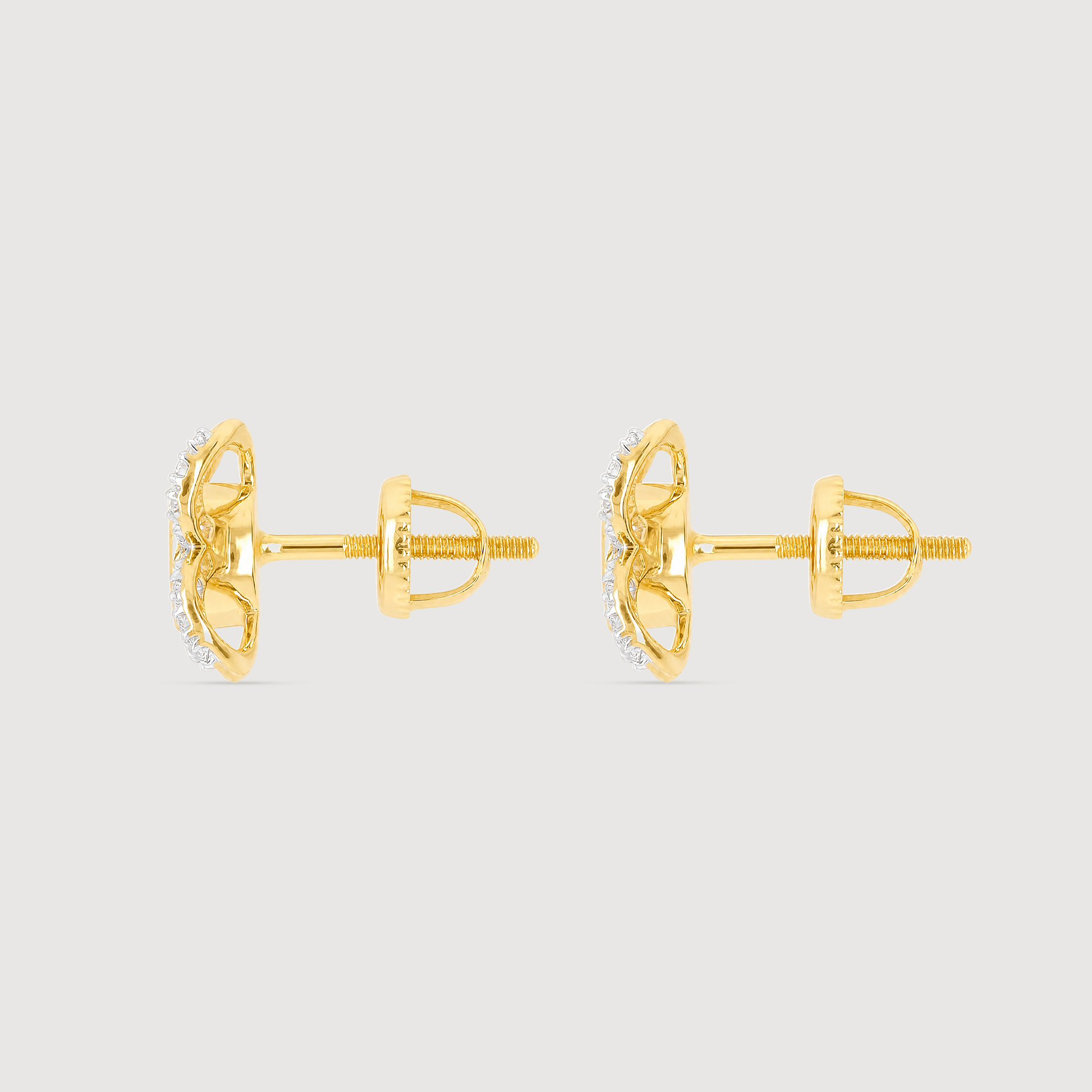 Blooming Grace Polki Diamond Stud Earrings,,hi-res image number null
