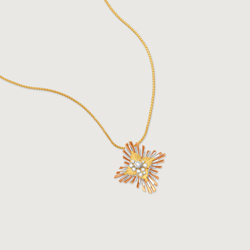 Radiant Bloom Diamond Pendant,,hi-res image number null