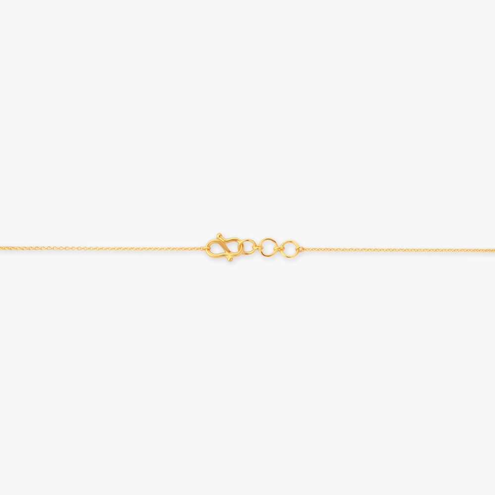 Swirl Bead Gold Chain,,hi-res image number null