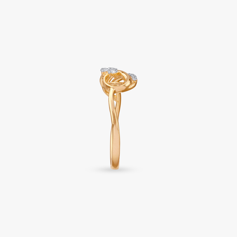 Tide Twist Diamond Ring,,hi-res image number null