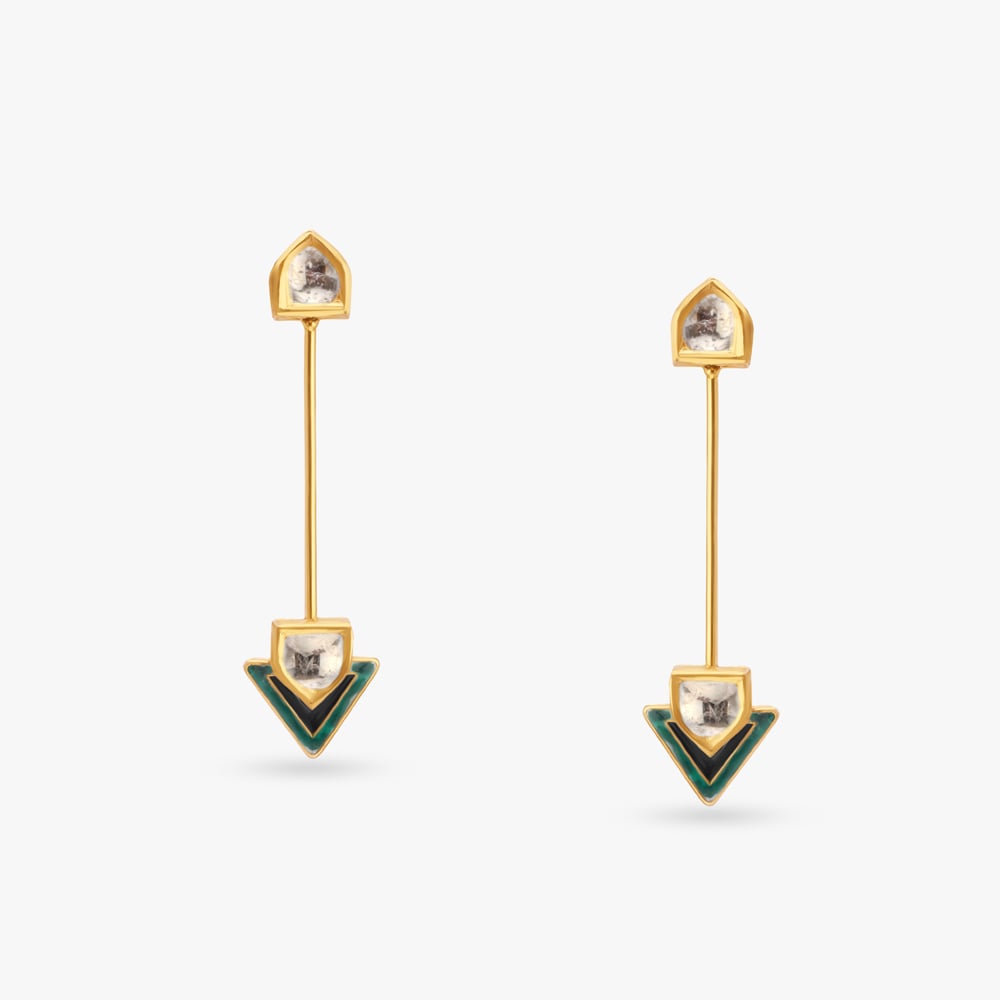 Chic Geometric Drop Earrings,,hi-res image number null