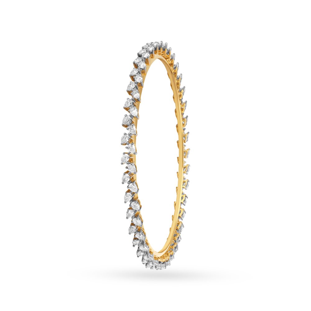 Dainty Diamond Bangle