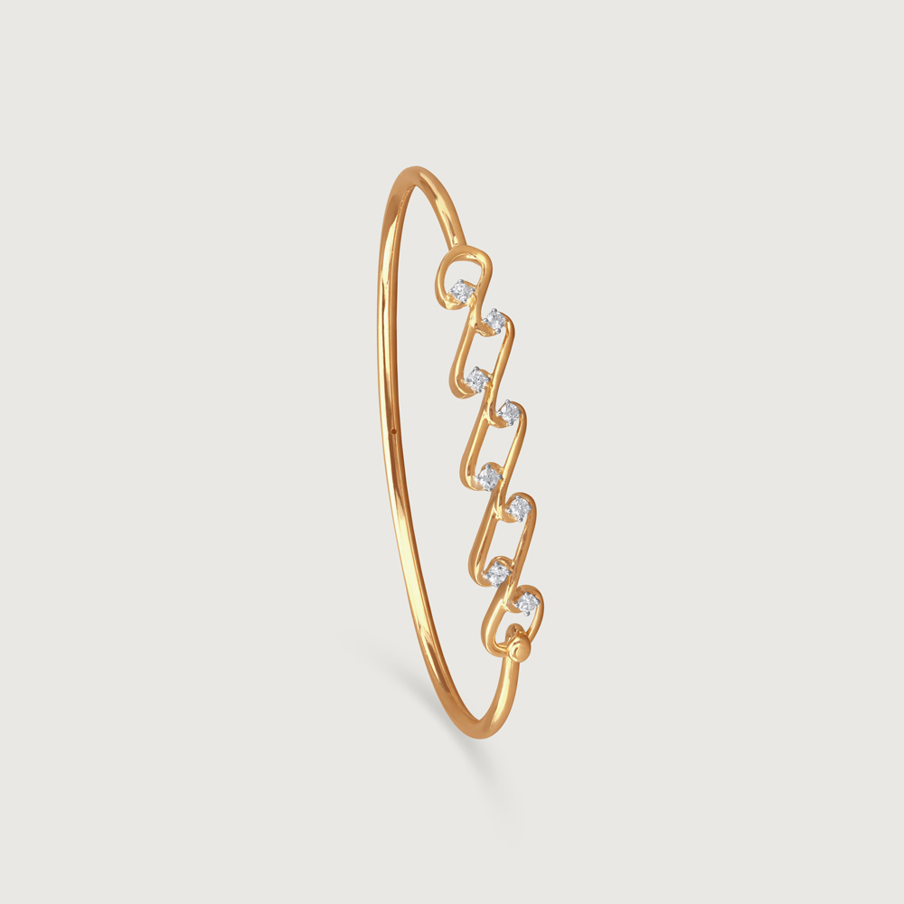 Chic Drip Diamond Bangle,,hi-res image number null