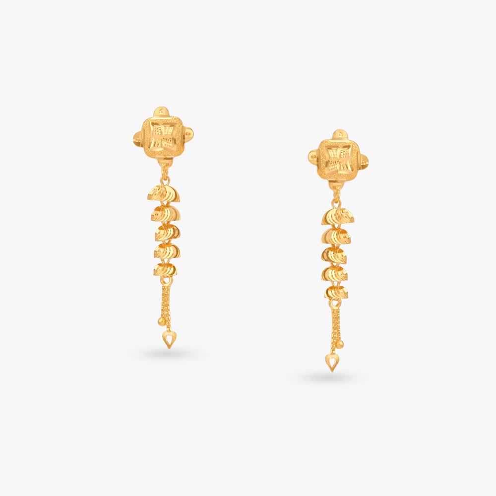 

Heirloom Aura Gold Drop Earrings