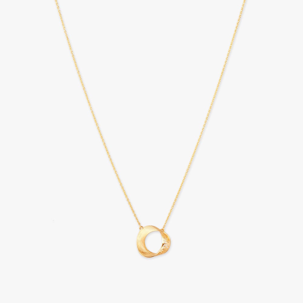 

Open Orb Gold Necklace