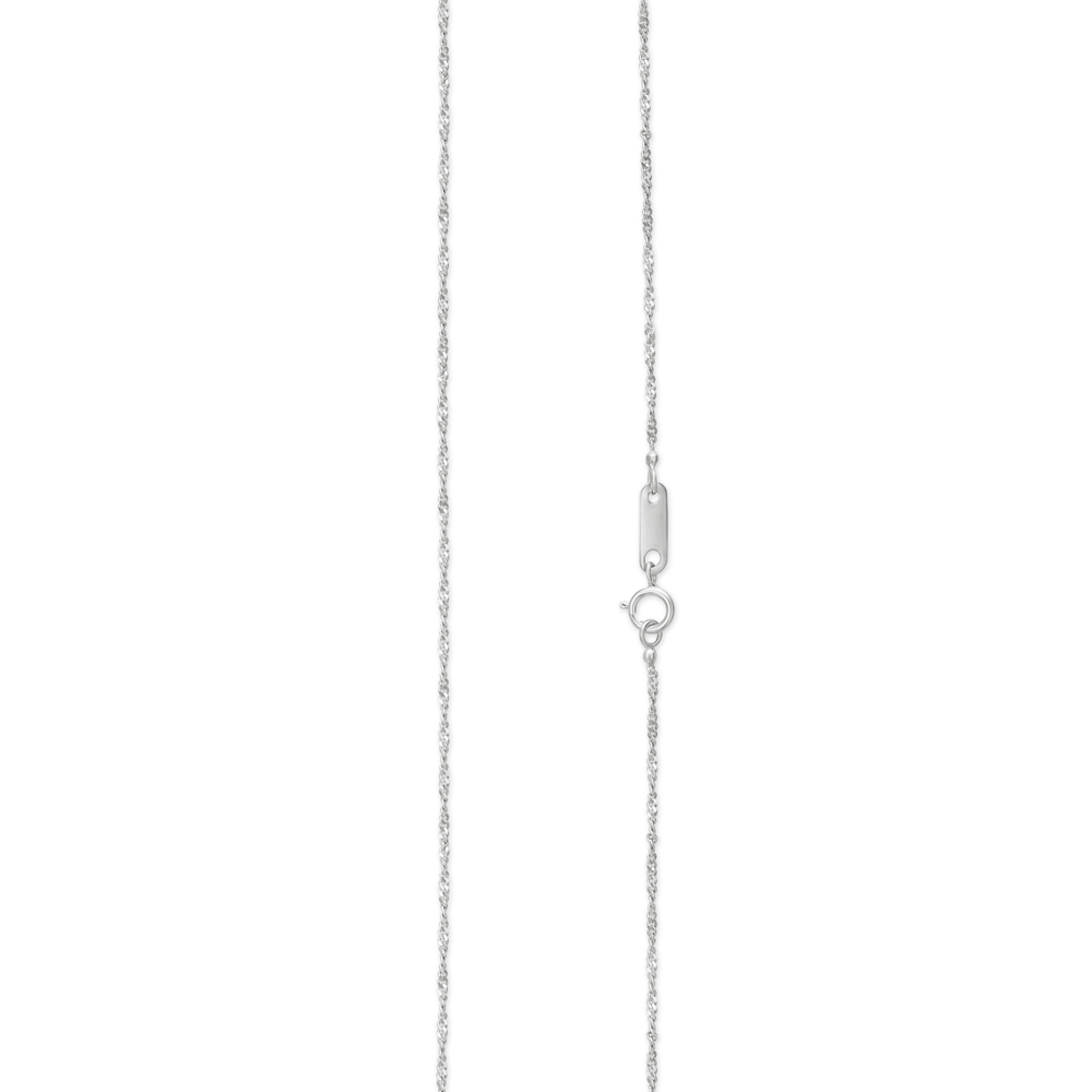 Graceful Twisted Platinum Chain