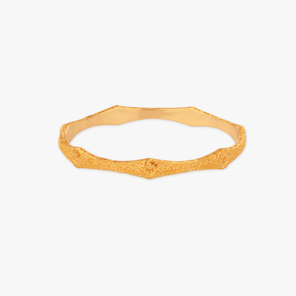 Filigree Grace Gold Bangle,,hi-res image number null