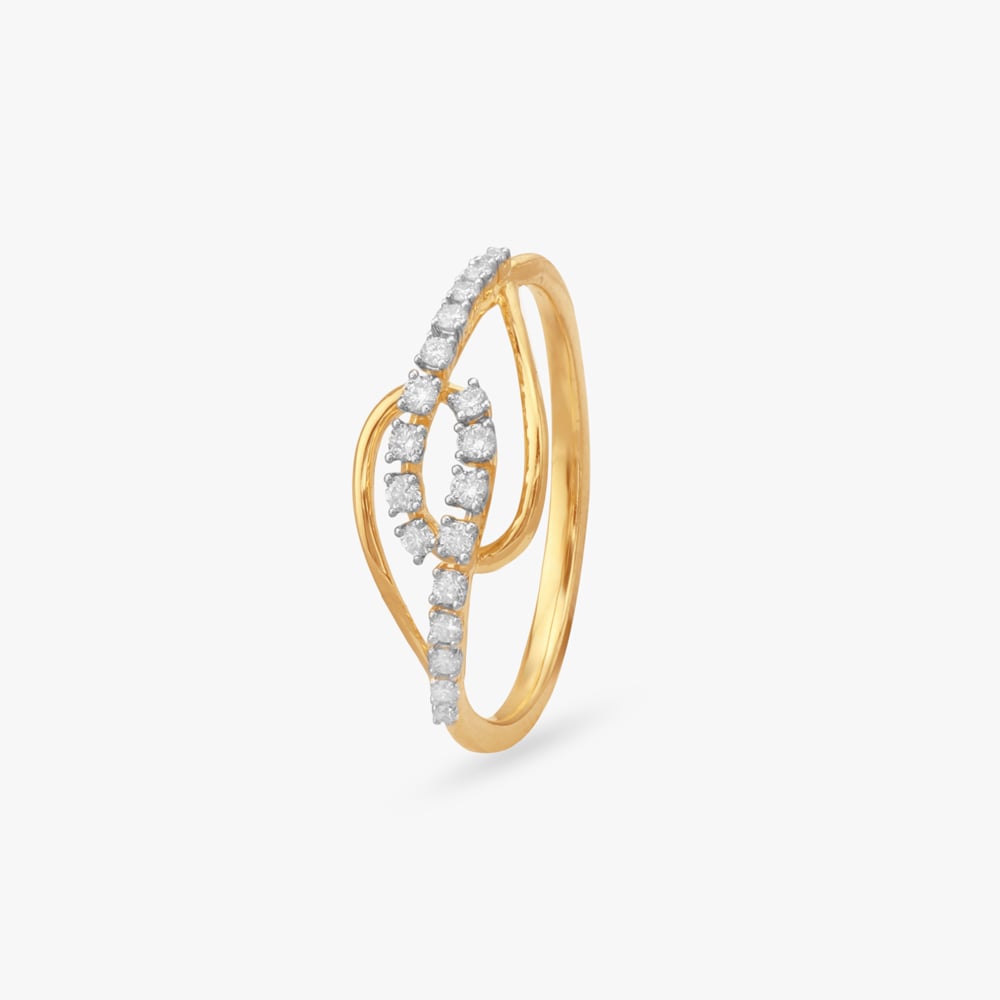 Sleek Whisper Diamond Finger Ring,,hi-res image number null