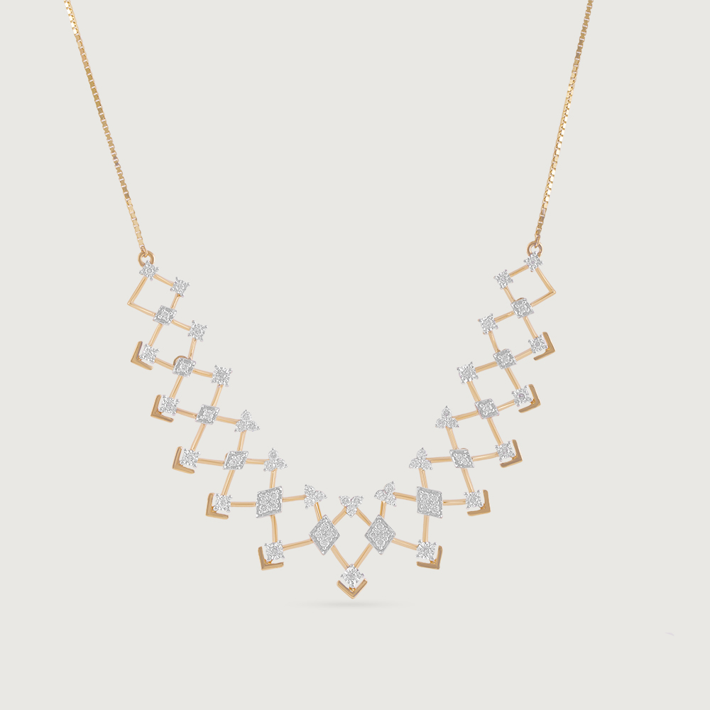 Disco Dream Gold & Diamond Necklace,,hi-res image number null