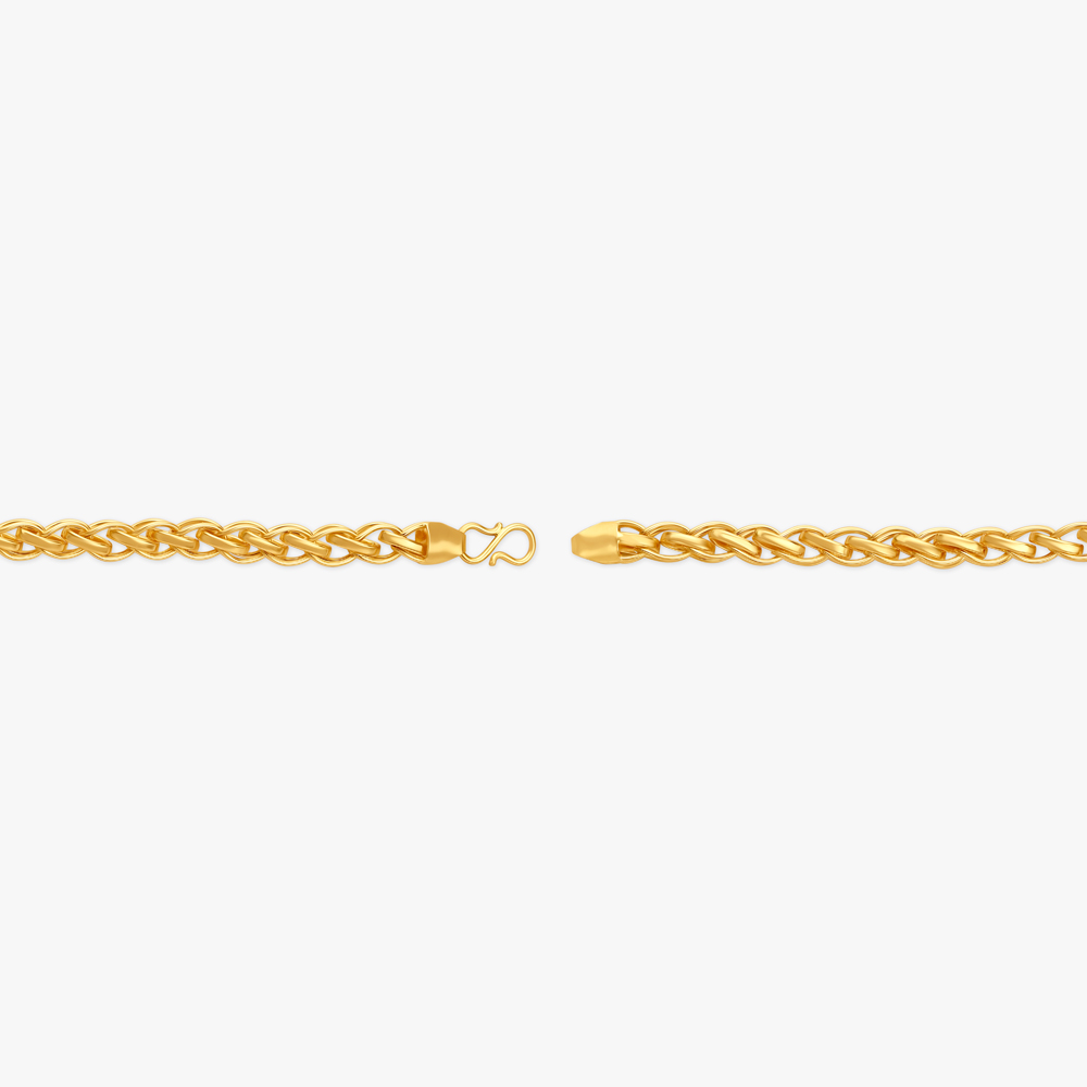 Unique Style Link Gold Bracelet For Men,,hi-res image number null