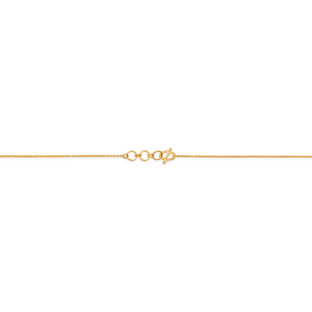 Cute Fly Shaped Gold Pendant with Chain For Kids,,hi-res image number null