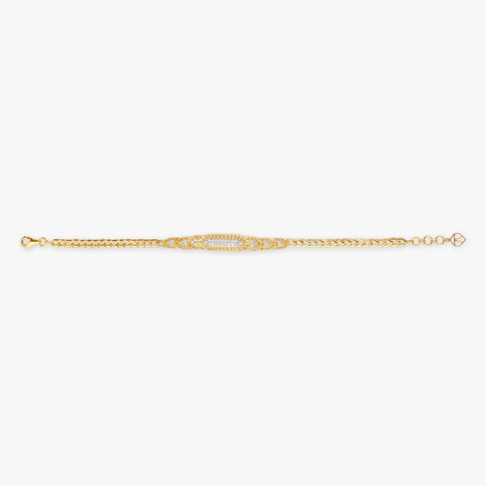 Mesh Gleam Diamond Bracelet,,hi-res image number null