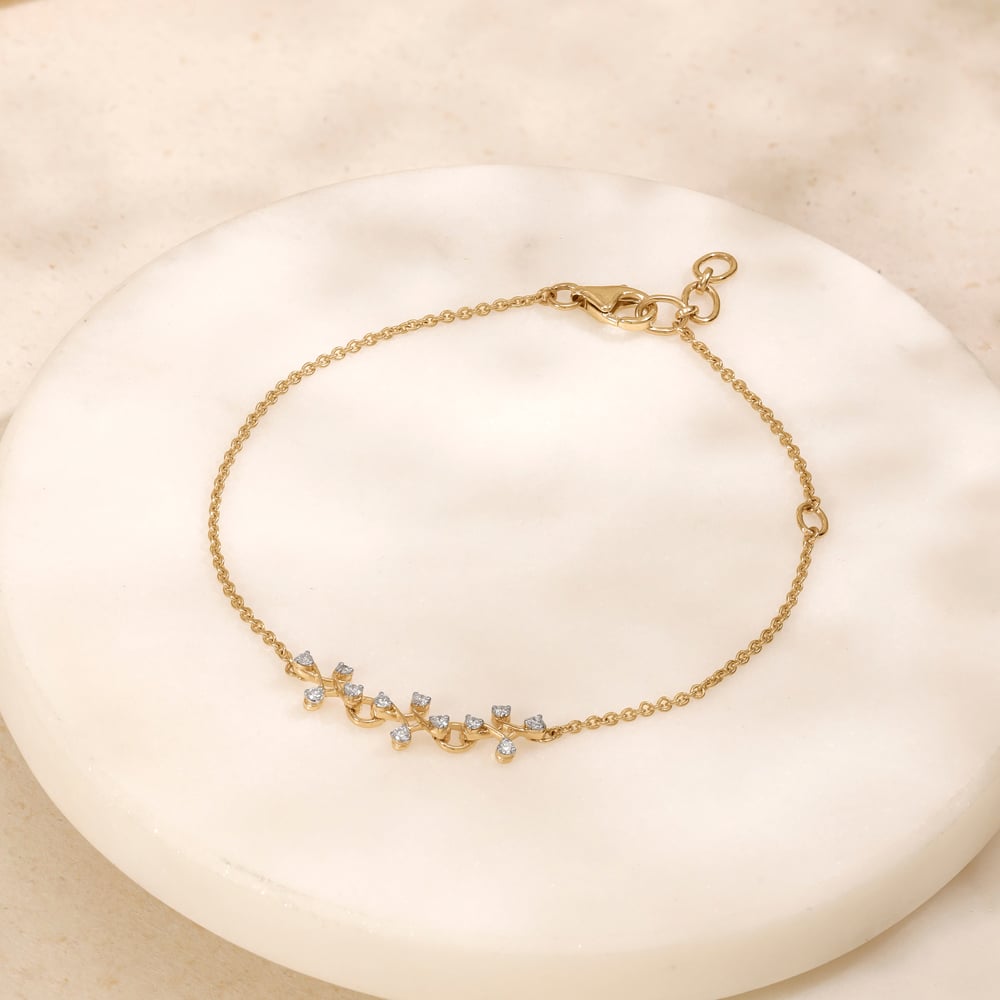 Delicate Bloom Diamond Bracelet,,hi-res image number null