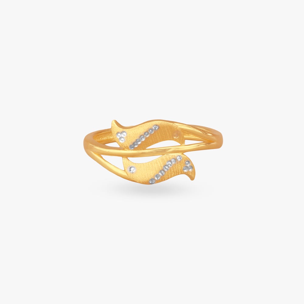 Leaf Wrap Gold Ring,,hi-res image number null