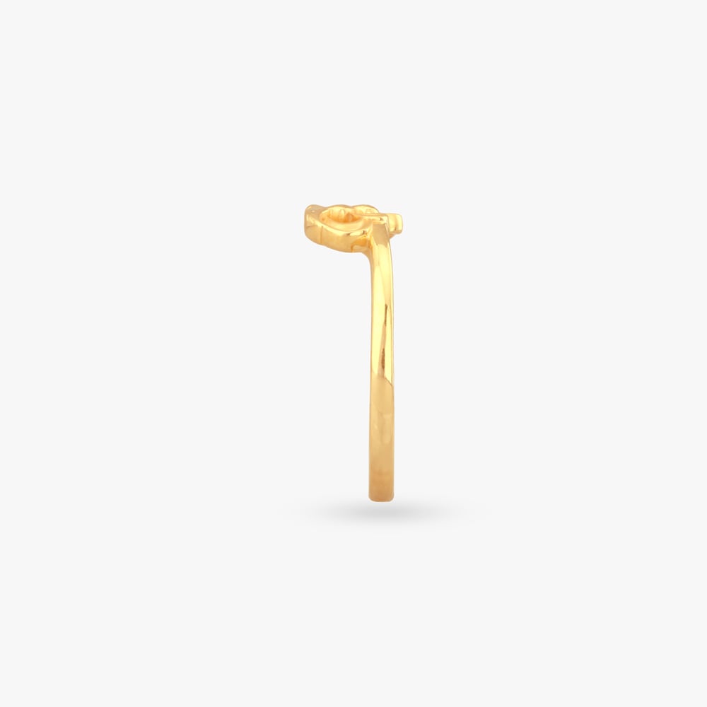 Tranquillity Twist Gold Ring,,hi-res image number null