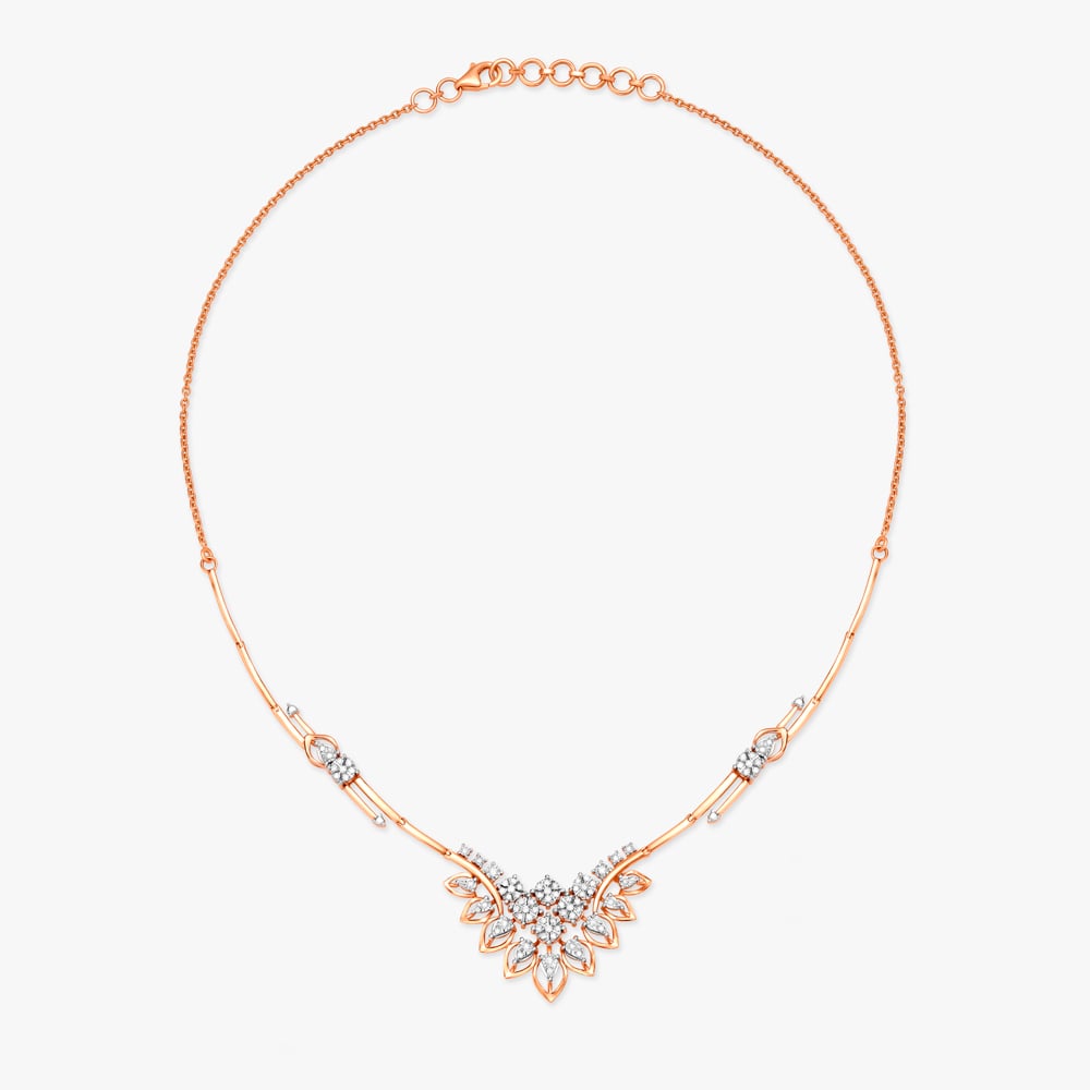 Festive Splendor Diamond Necklace Set,,hi-res image number null