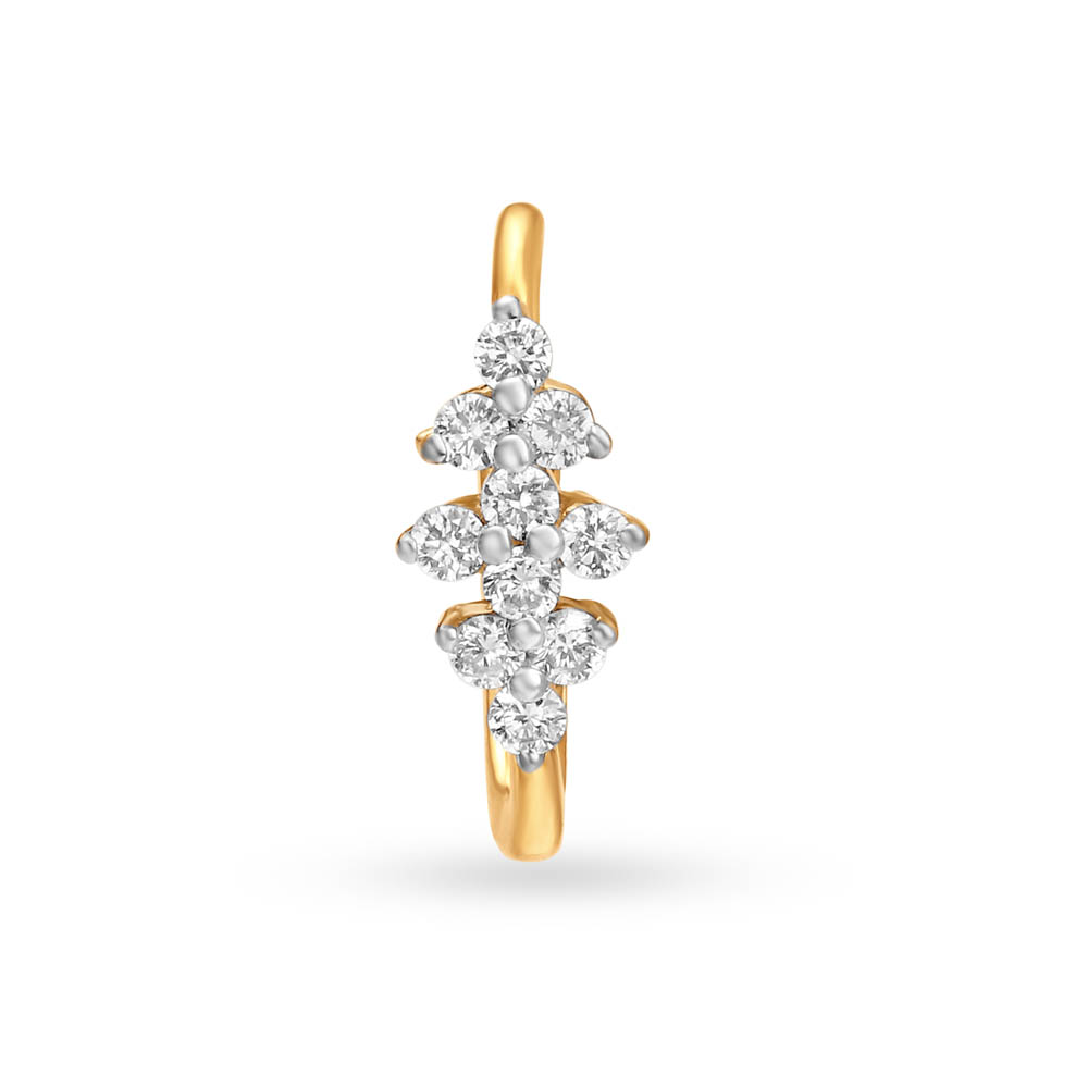 Mesmerising Sparkle Diamond Nose Pin,,hi-res image number null