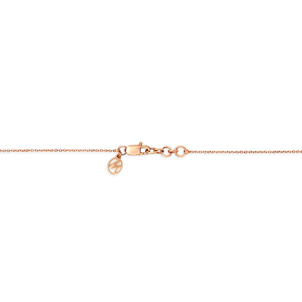 Knot-inspired 14KT Rose Gold Pendant with Chain,,hi-res image number null