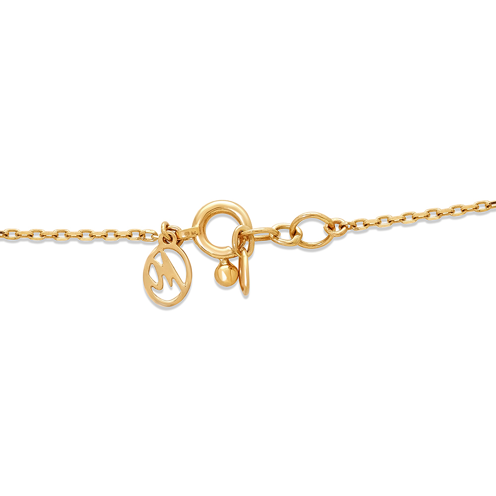 14KT Yellow Gold Divine Peaks Diamond Necklace,,hi-res image number null