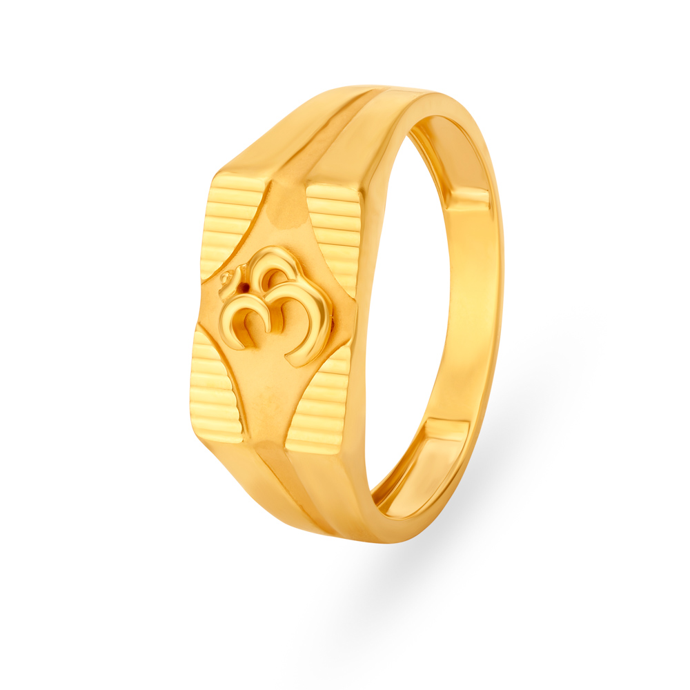 Auspicious 22 Karat Gold Finger Ring