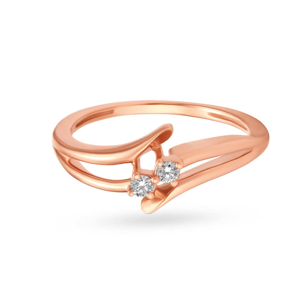 Sleek Wave Finger Ring,,hi-res image number null
