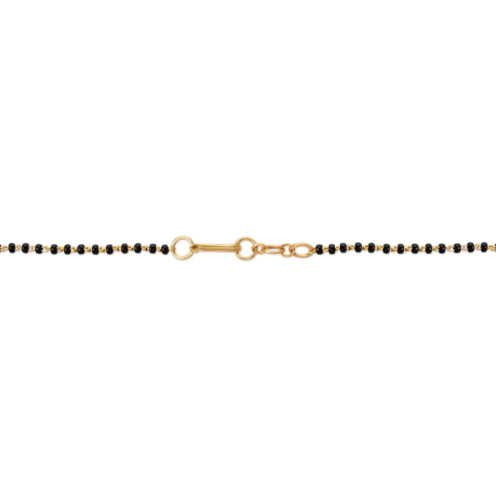 Splendid Leafy Diamond Mangalsutra,,hi-res image number null