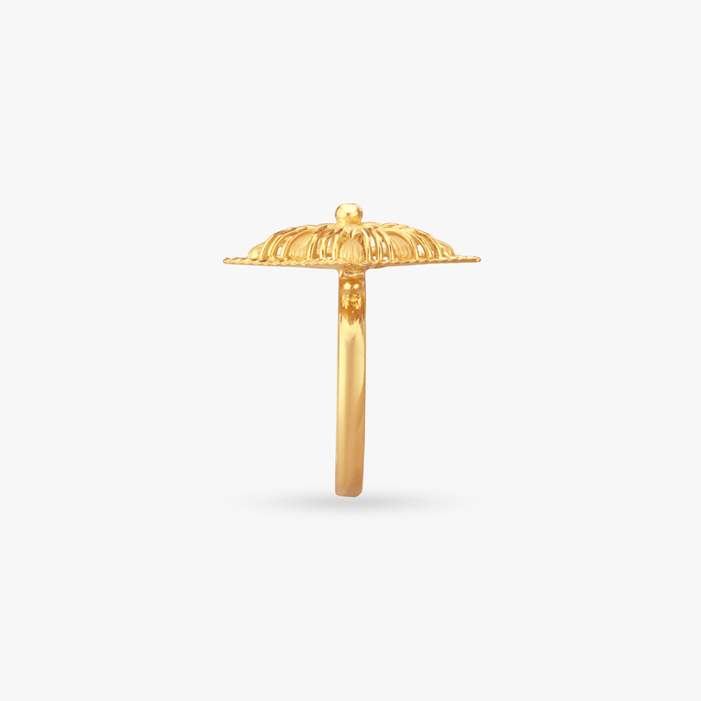 Radiant Bloom Gold Ring,,hi-res image number null
