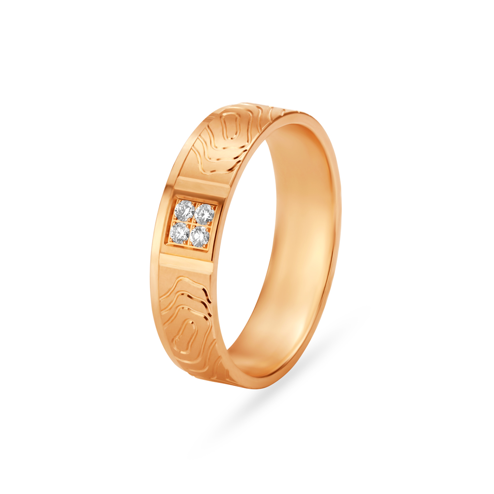 Chic Rose Gold Finger Band,,hi-res image number null