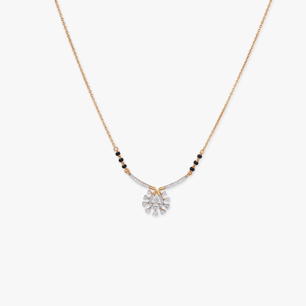 Dewdrop Grace Diamond Mangalsutra,,hi-res image number null