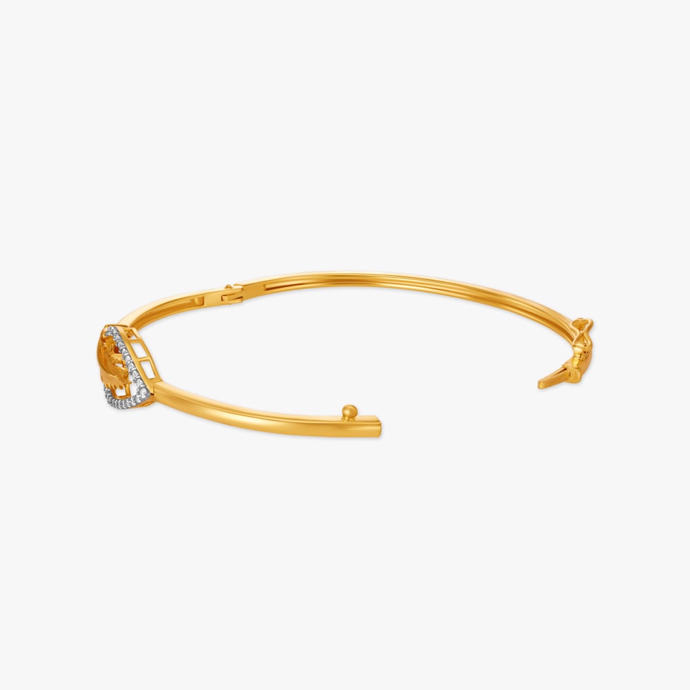 Resplendent Leaf Bangle,,hi-res image number null