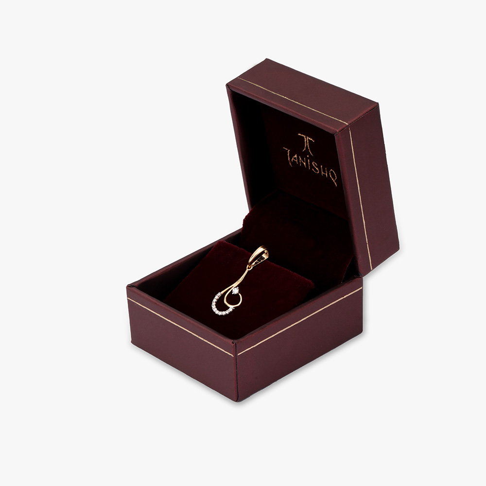 Minimalistic Design Diamond Pendant,,hi-res image number null