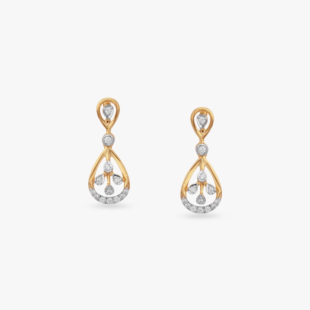 

Dew Trail Diamond Drop Earrings