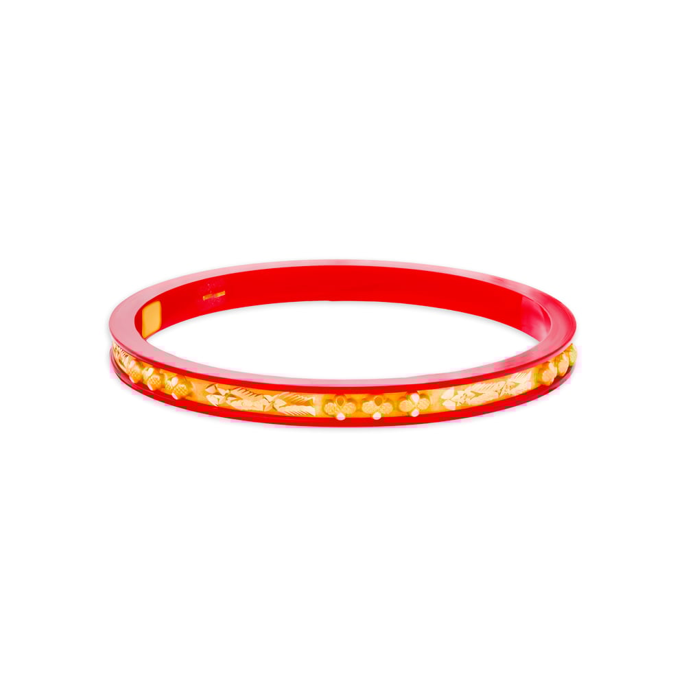 Tanishq gold red bangles 2025