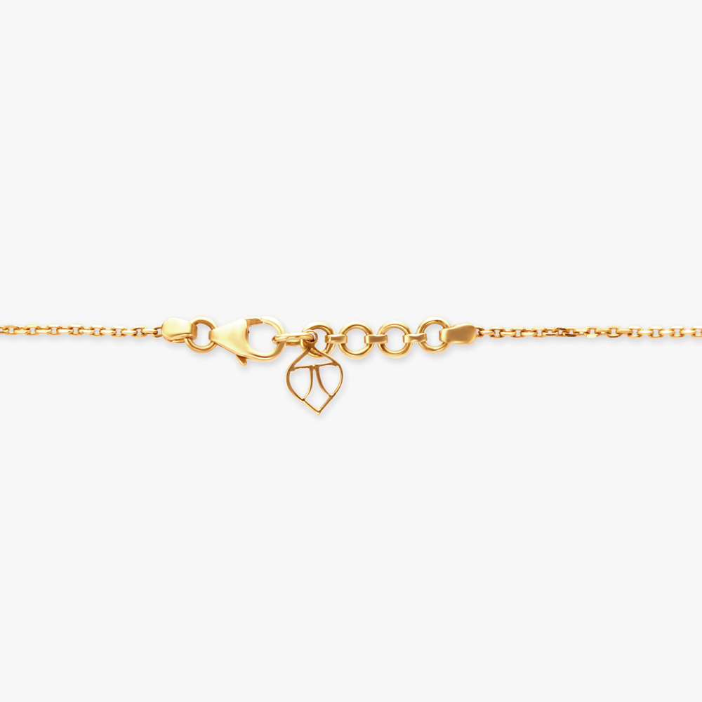 Striking Geometric Pendant with Chain,,hi-res image number null