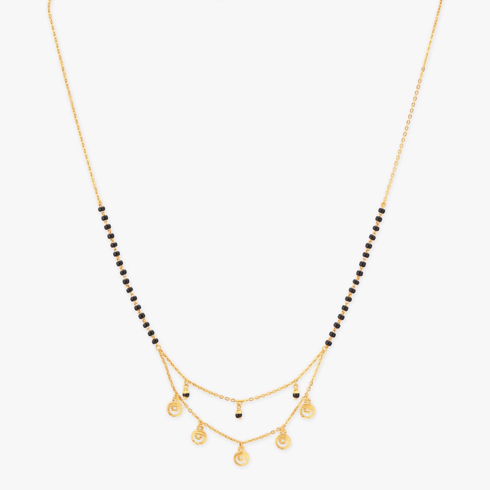Cascade Charm Gold Mangalsutra,,hi-res image number null