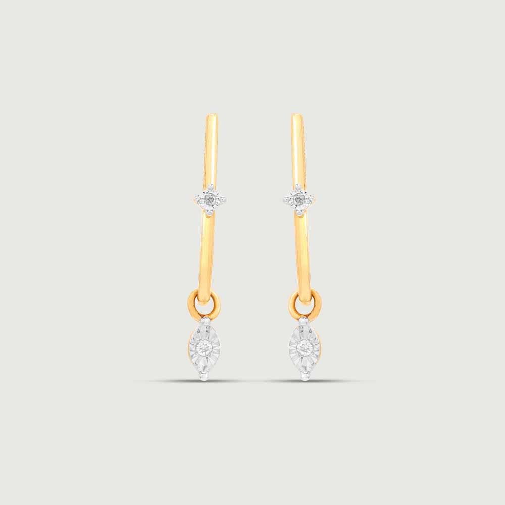 Dainty Blink Diamond Hoop Earrings,,hi-res image number null