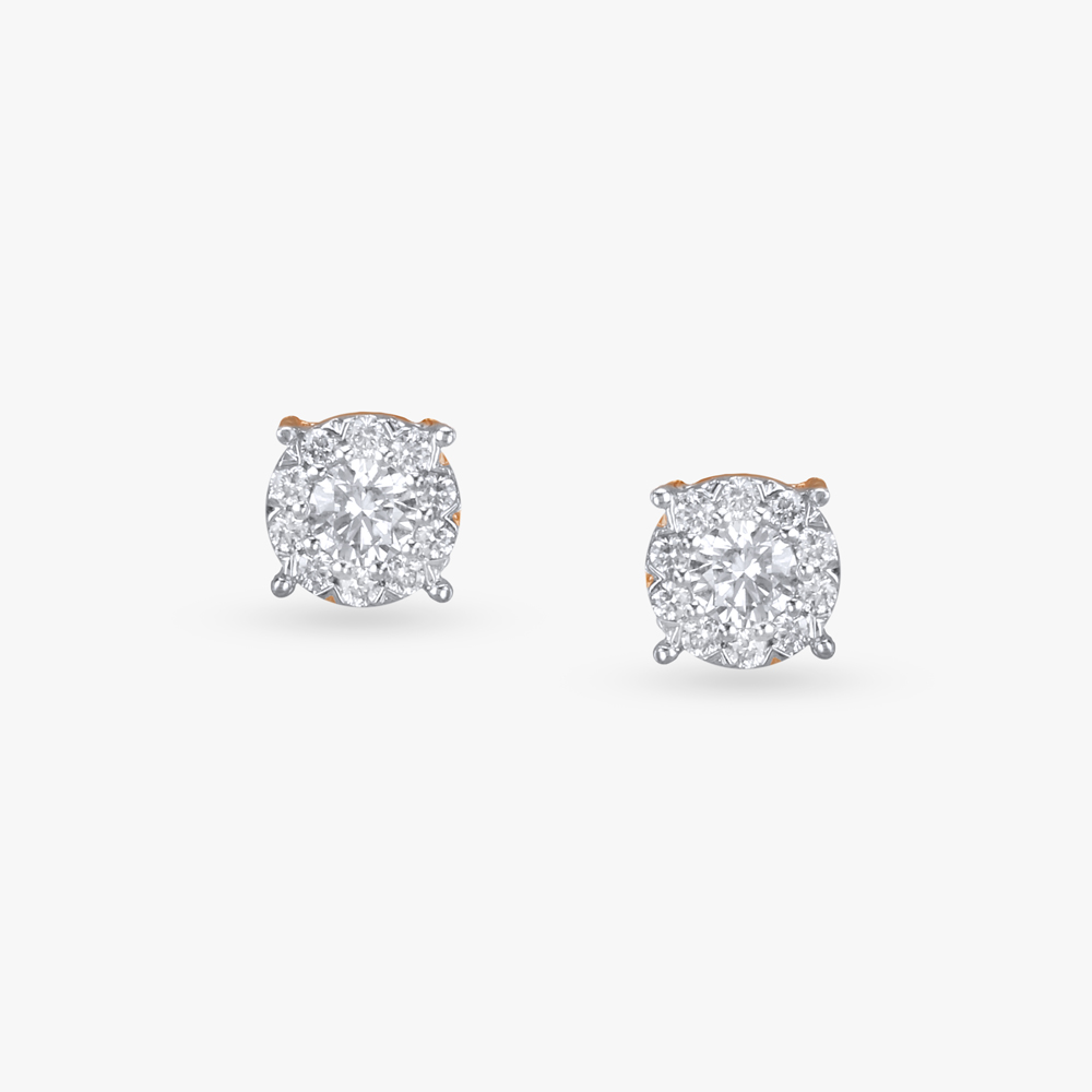 Frost Core Diamond Stud Earrings,,hi-res image number null
