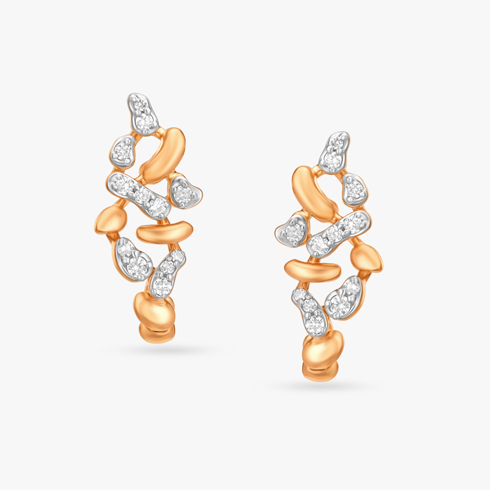 gold earrings designs for daily use tanishq - Uprising Bihar