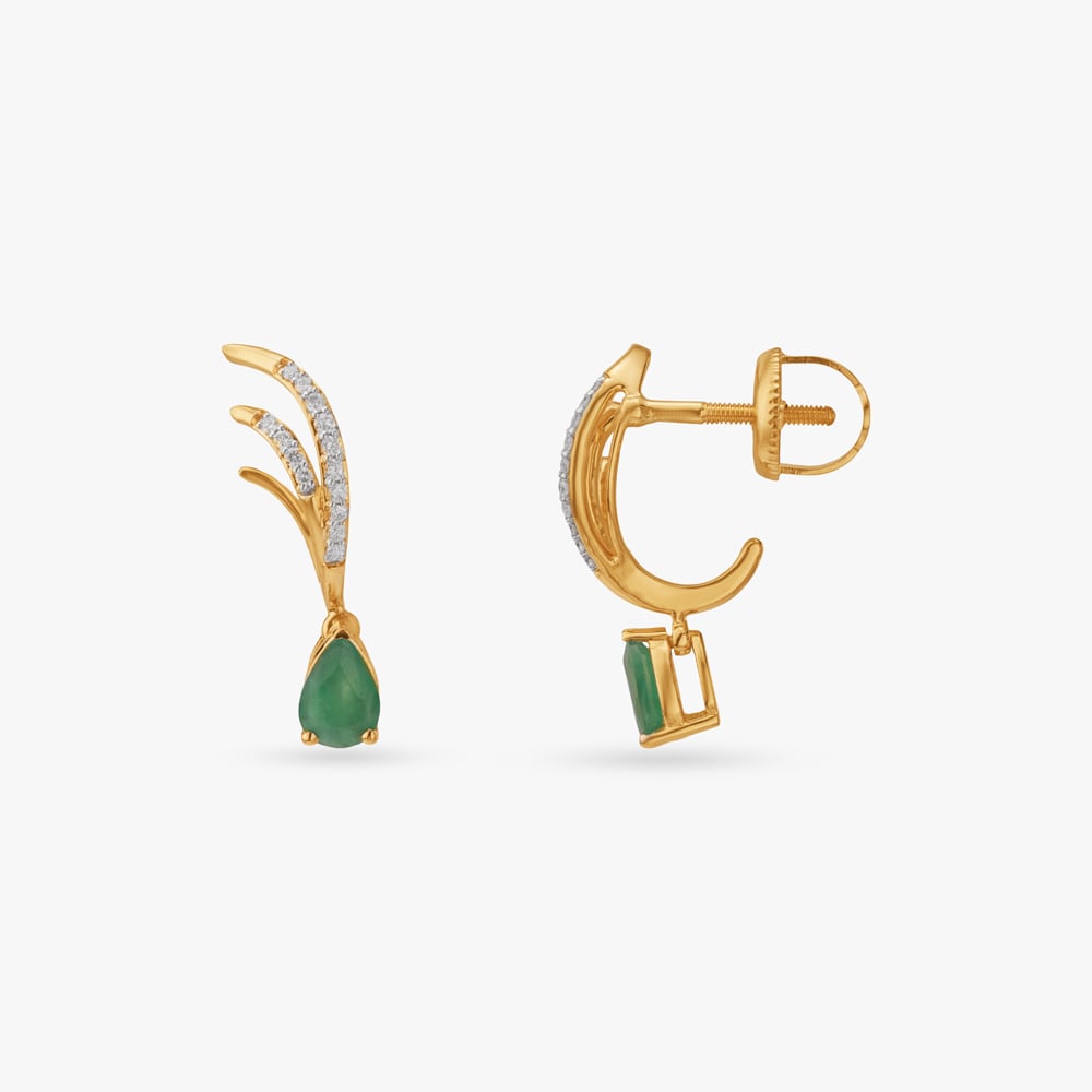 Enchanted Whirl Diamond Drop Earrings,,hi-res image number null