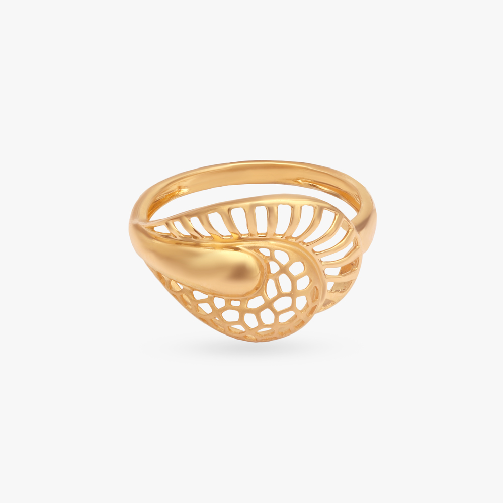 

Spiral Aura Gold Ring