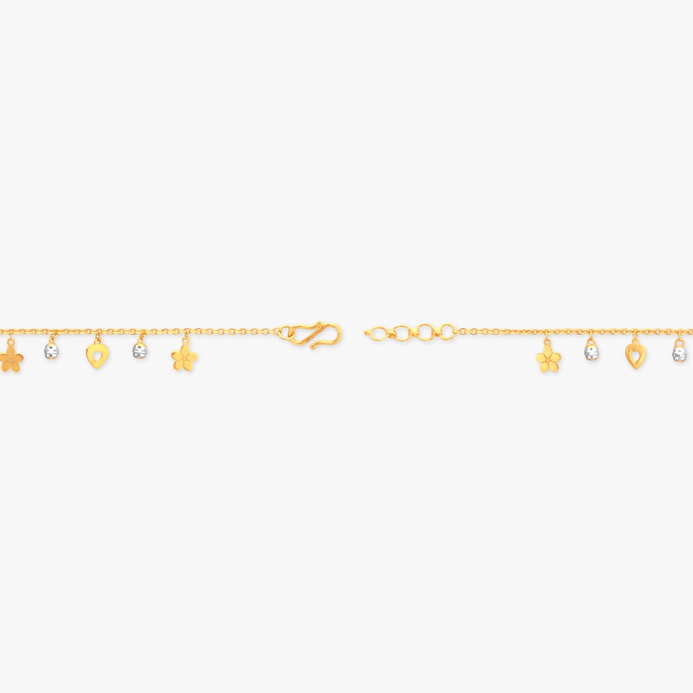 Twinkling Garden Gold Bracelet for Kids,,hi-res image number null