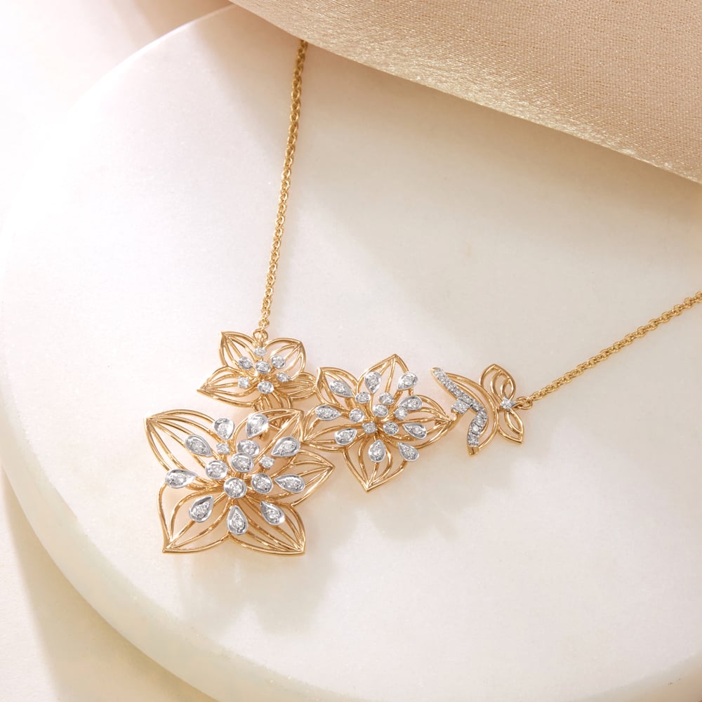 Flourishing Harmony Diamond Necklace,,hi-res image number null